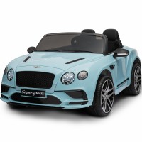 Электромобиль Bentley Continental Supersports Голубой (краска)