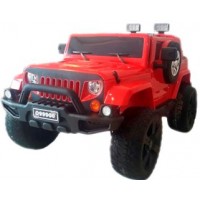 Электромобиль Jeep Wrangler O999OO 4*4 Красный