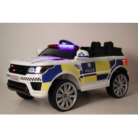 Электромобиль E555KX Полиция  Белый