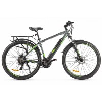 Велогибрид Eltreco Ultra MAX PRO Серо-зеленый