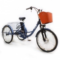 Электровелосипед GreenCamel Трайк-24 10Ah Синий