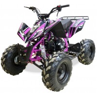 Квадроцикл Motax ATV T-Rex Super LUX 125 сс Бело-розовый